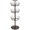 Household Essentials 38" Brown 3-Tier Revolving Shoe Tree
